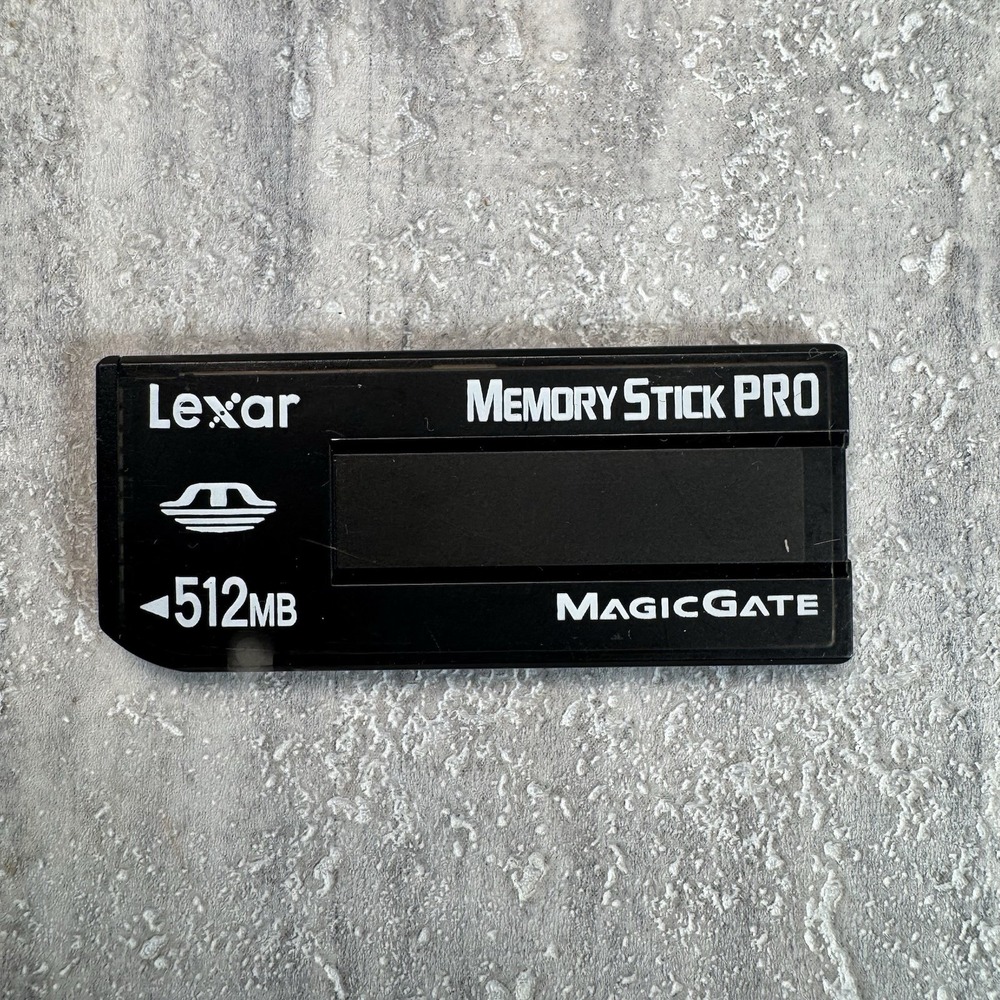 Lexar 512MB Memory Stick Pro Duo Card Magic Gate Tested